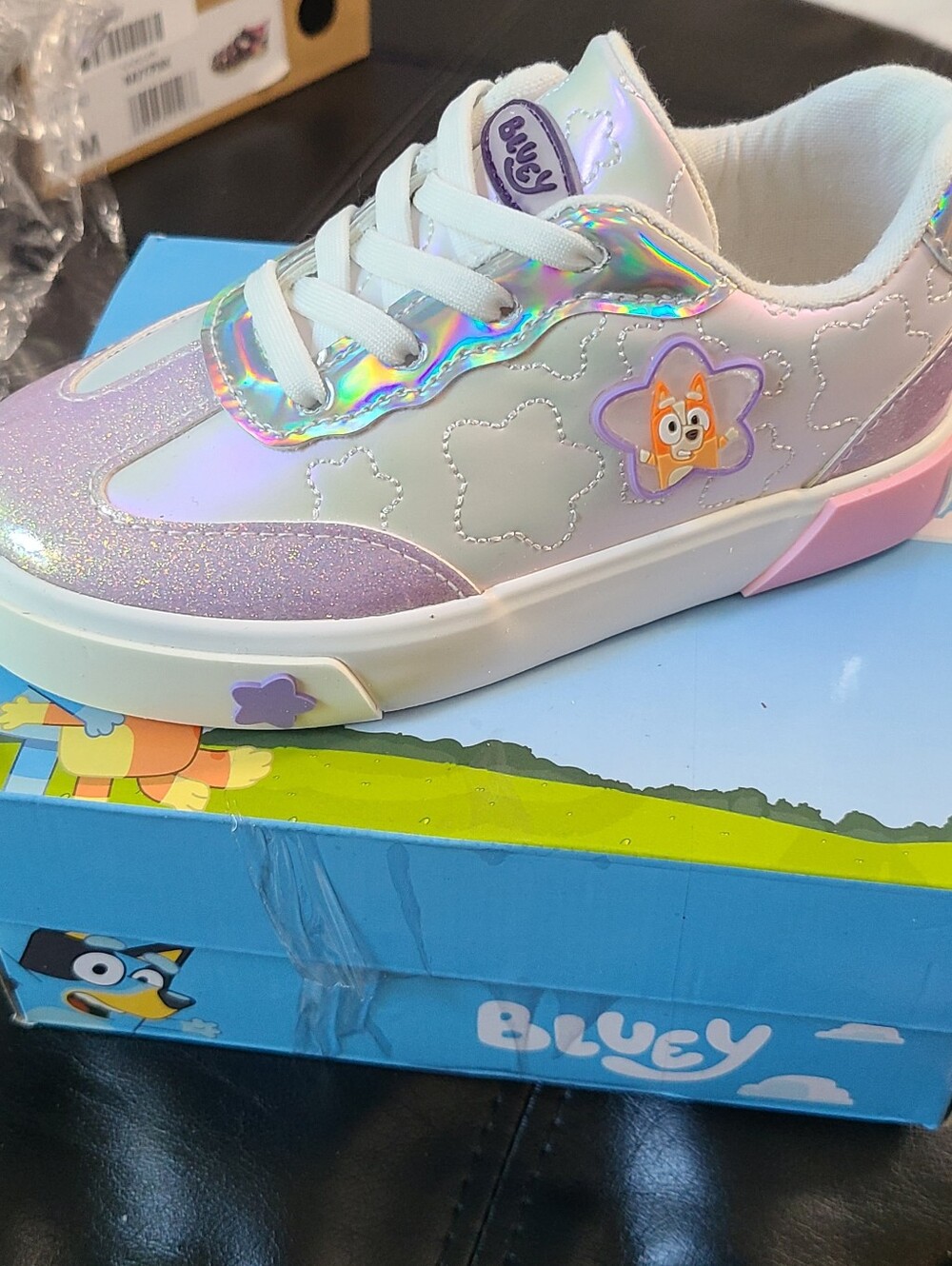 Bluey Toddler Girls Sneakers - Purple Size 9